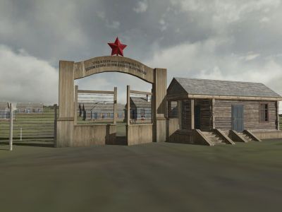 Концлагерь "Барнабиха" (реконструкция). Иллюстрация: maxim-nm.livejournal.com Концлагерь "Барнабиха" (реконструкция). Иллюстрация: maxim-nm.livejournal.com