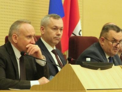 Новосибирская "Единая Россия": Панферов, Травников, Ильенко. Фото: НДН Новосибирская "Единая Россия": Панферов, Травников, Ильенко. Фото: НДН
