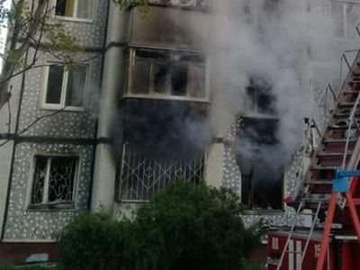 Пожар в многоэтажном доме. Фото: МЧС Пожар в многоэтажном доме. Фото: МЧС