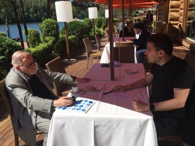 Витаутас Ландсбергис и Борис Райтшустер. Фото: www.facebook.com/boreits Витаутас Ландсбергис и Борис Райтшустер. Фото: www.facebook.com/boreits