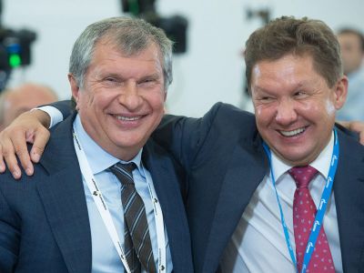 Сечин и Миллер. Фото: РИА Новости / Гунеев Сергей Сечин и Миллер. Фото: РИА Новости / Гунеев Сергей