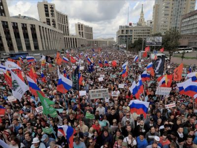 Митинг за допуск на выборы, Москва, 20.7.19. Фото: avmalgin.livejournal.com