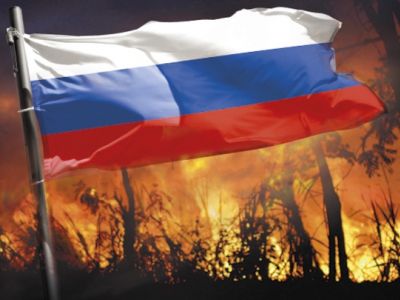 Россия в огне. Иллюстрация: yakovenkoigor.blogspot.com Россия в огне. Иллюстрация: yakovenkoigor.blogspot.com