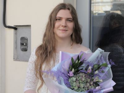 Анна Павикова — невеста. Фото: "Дождь" Анна Павикова — невеста. Фото: "Дождь"