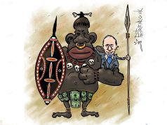 Путин и африканские царьки. Карикатура А.Петренко: petrenko.uk Путин и африканские царьки. Карикатура А.Петренко: petrenko.uk