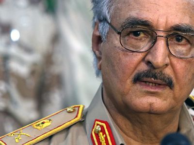 Хафтар Халифа. Фото: Esam Omran Al-Fetori / Reuters Хафтар Халифа. Фото: Esam Omran Al-Fetori / Reuters