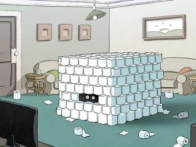 Как спрятаться от коронавируса. Карикатура: cartoonmovement.com Как спрятаться от коронавируса. Карикатура: cartoonmovement.com