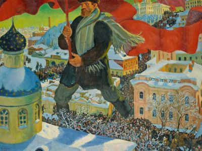 Борис Кустодиев "Большевик" Борис Кустодиев "Большевик"