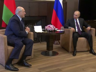 Александр Лукашенко и Владимир Путин. Фото: RT Александр Лукашенко и Владимир Путин. Фото: RT