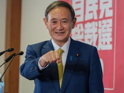 Ёсихидэ Суга. Фото: AFP Ёсихидэ Суга. Фото: AFP