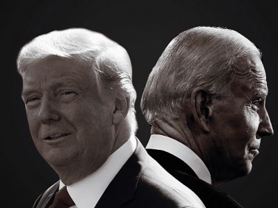 Дональд Трамп и Джо Байден. Коллаж: www.bloombergquint.com Дональд Трамп и Джо Байден. Коллаж: www.bloombergquint.com