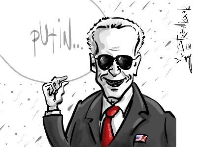 Байден о Путине: Коротко... Рисунок: Андрей Петренко. https://t.me/PetrenkoAndry Байден о Путине: Коротко... Рисунок: Андрей Петренко. https://t.me/PetrenkoAndry