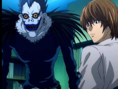 Аниме "Тетрадь смерти". Фото: стоп-кадр из анимационного сериала Аниме "Тетрадь смерти". Фото: стоп-кадр из анимационного сериала