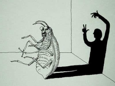 Ф.Кафка, "Превращение". Иллюстрация: kickscontest.ru Ф.Кафка, "Превращение". Иллюстрация: kickscontest.ru