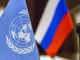 Флаги ООН и России. Фото: Дума ТВ