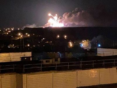 Взрыв был в районе села Красный Октябрь в Белгородской области. Фото: Telegram-канал "Подъем" Взрыв был в районе села Красный Октябрь в Белгородской области. Фото: Telegram-канал "Подъем"