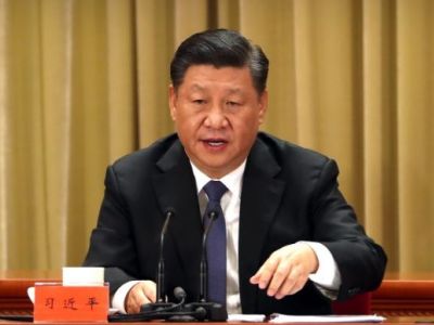 Си Цзиньпин на ХХ съезде КПК. Фото: t.me/nexta_live Си Цзиньпин на ХХ съезде КПК. Фото: t.me/nexta_live