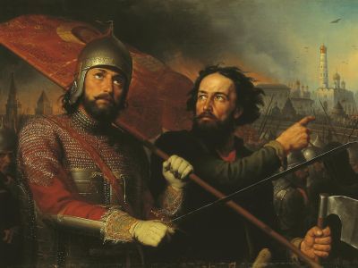 М. И. Скотти. "Минин и Пожарский" (1850). М. И. Скотти. "Минин и Пожарский" (1850).