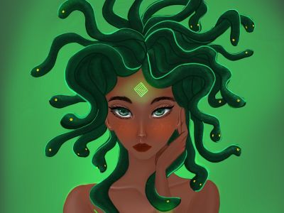 Медуза Горгона (аниме-вариант): illustrators.ru Медуза Горгона (аниме-вариант): illustrators.ru