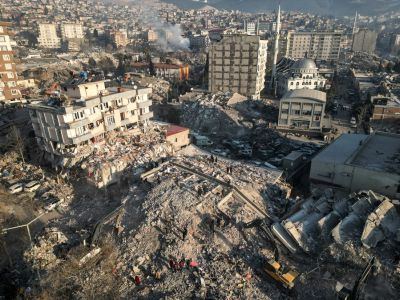 Вид на разрушенные здания в Кахраманмараше. Фото: Фото: Stoyan Nenov / Reuters