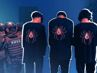 ОМОН и "Рёдан". Коллаж: t.me/spb_gde ОМОН и "Рёдан". Коллаж: t.me/spb_gde