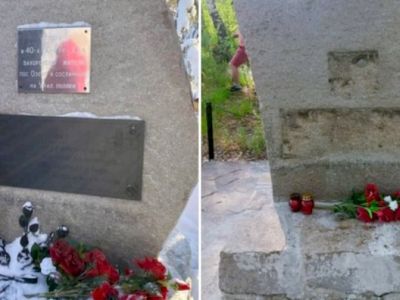 Памятники до и после разрушения. Коллаж Арины Посад, Каспаров.Ru Памятники до и после разрушения. Коллаж Арины Посад, Каспаров.Ru