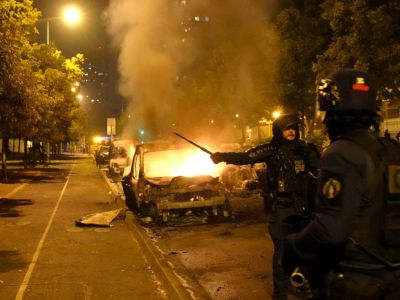 Беспорядки в Париже, 29.06.23. Фото: RTVI Беспорядки в Париже, 29.06.23. Фото: RTVI