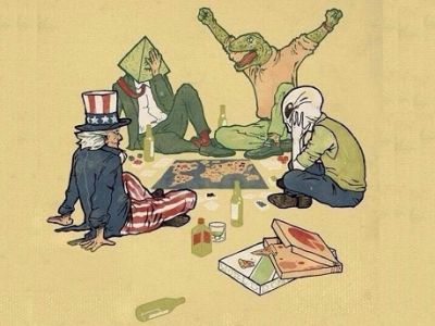 "Мировое правительство". Карикатура: pbs.twimg.com "Мировое правительство". Карикатура: pbs.twimg.com