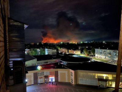 Удар дронов. Фото: t.me/politota_plus Удар дронов. Фото: t.me/politota_plus