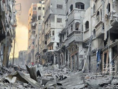 Разрушения в Газе в результате авиаударов. Фото: Anas AlSharif / t.me/astrapress Разрушения в Газе в результате авиаударов. Фото: Anas AlSharif / t.me/astrapress