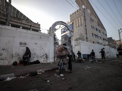 Якобы разбомбленная больница Аль-Ахли в Газе, 18.10.23. Фото: t.me/politota_plus Якобы разбомбленная больница Аль-Ахли в Газе, 18.10.23. Фото: t.me/politota_plus