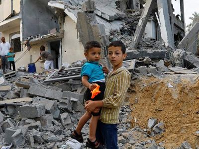 На развалинах в секторе Газа На развалинах в секторе Газа