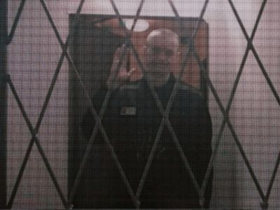 Видеовыступление Алексея Навального в суде, 11.01.24. Фото: t.me/mediazzzona Видеовыступление Алексея Навального в суде, 11.01.24. Фото: t.me/mediazzzona