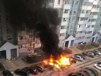 Обстрел Белгорода, 22.03.24. Фото: t.me/stormdaily Обстрел Белгорода, 22.03.24. Фото: t.me/stormdaily