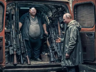 Оружие для Путина от Ким Чен Ына. Коллаж: t.me/MirovichMedia Оружие для Путина от Ким Чен Ына. Коллаж: t.me/MirovichMedia
