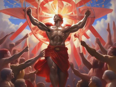 Триумф воли. Источник: https://shedevrum.ai/post/496b728a558c11eea618b29646062438/ Триумф воли. Источник: https://shedevrum.ai/post/496b728a558c11eea618b29646062438/