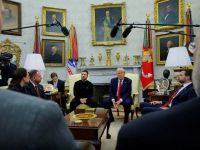 Владимир Зеленский и Дональд Трамп, 28.02.25. Фото: Reuters Владимир Зеленский и Дональд Трамп, 28.02.25. Фото: Reuters