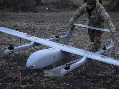 Украинский БПЛА (архив). Фото: Efrem Lukatsky / AP Украинский БПЛА (архив). Фото: Efrem Lukatsky / AP