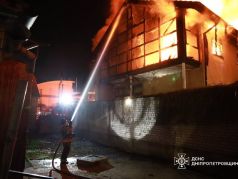 Спасатели ликвидируют пожар. Фото: ГСЧС Украины