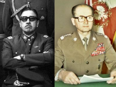Аугусто Пиночет; Войцех Ярузельский. Фото: AFP, ru.wikipedia.org
