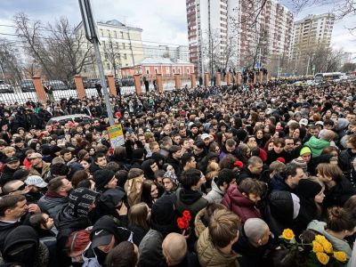 Похороны рэпера Паши Техника, Москва, 11.04.25. Фото: КоммерстантЪ