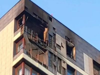 Удар по дому. Фото: news.mail.ru