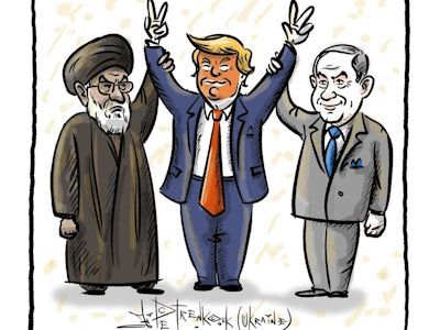 Все победители, нет проигравших. Карикатура А.Петренко: t.me/PetrenkoAndryi