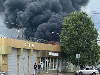 Пожар не нефтебазе. Фото: ufa1.ru