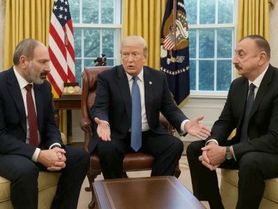 Никол Пашинян, Дональд Трамп, Ильхам Алиев. Фото: nenadolala.ru Никол Пашинян, Дональд Трамп, Ильхам Алиев. Фото: nenadolala.ru