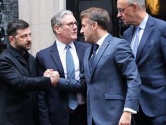 Владимир Зеленский, Кир Стармер, Эмманюэль Макрон, Фридрих Мерц. Фото: Дзен.Ru