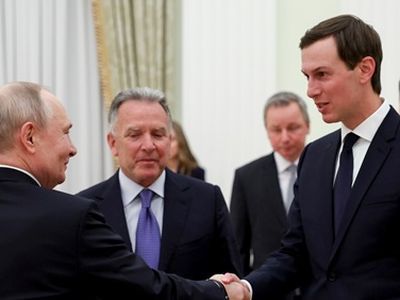 Путин, Уиткофф, Кушнер. Фото: "Интерфакс" Путин, Уиткофф, Кушнер. Фото: "Интерфакс"