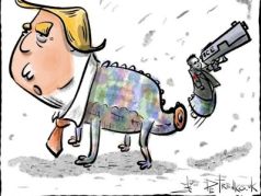 Трамп всегда вовремя отбрасывает использованный хвост.Карикатура А.Петренко: t.me/PetrenkoAndryi Трамп всегда вовремя отбрасывает использованный хвост.Карикатура А.Петренко: t.me/PetrenkoAndryi