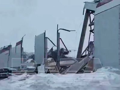 Обрушение крыши. Фото: BAZA Обрушение крыши. Фото: BAZA