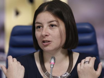 Журналистка Ксения Лученко. Фото: ТАСС